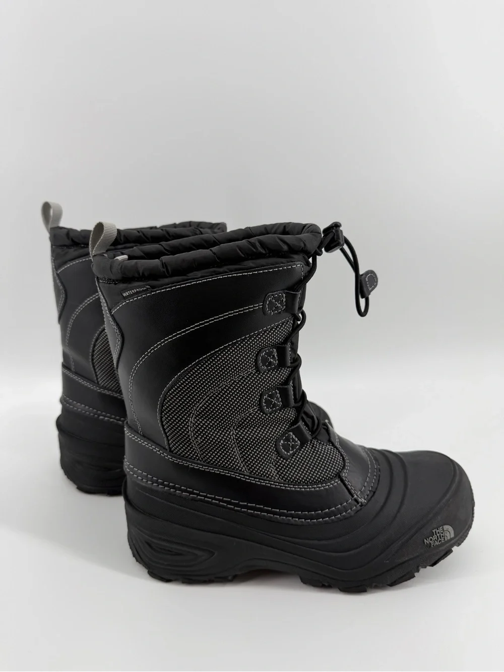 The North Face Alpenglow IV Waterproof Black Winter Snow Boots Ski Gorpcore Sz6